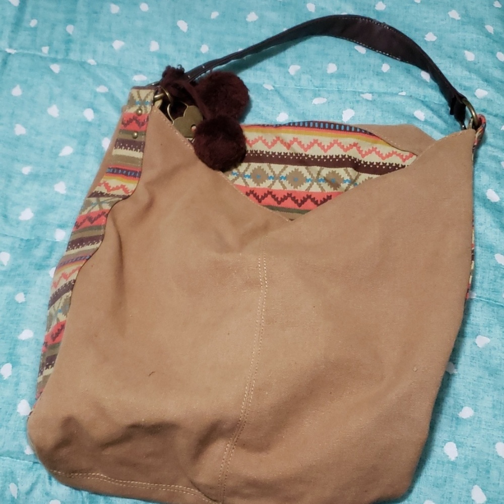 Medium american rag brown bag tote